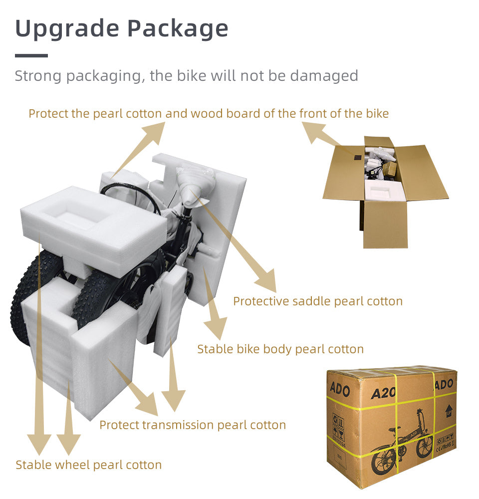 ADO A20+ Folding Electric Bike