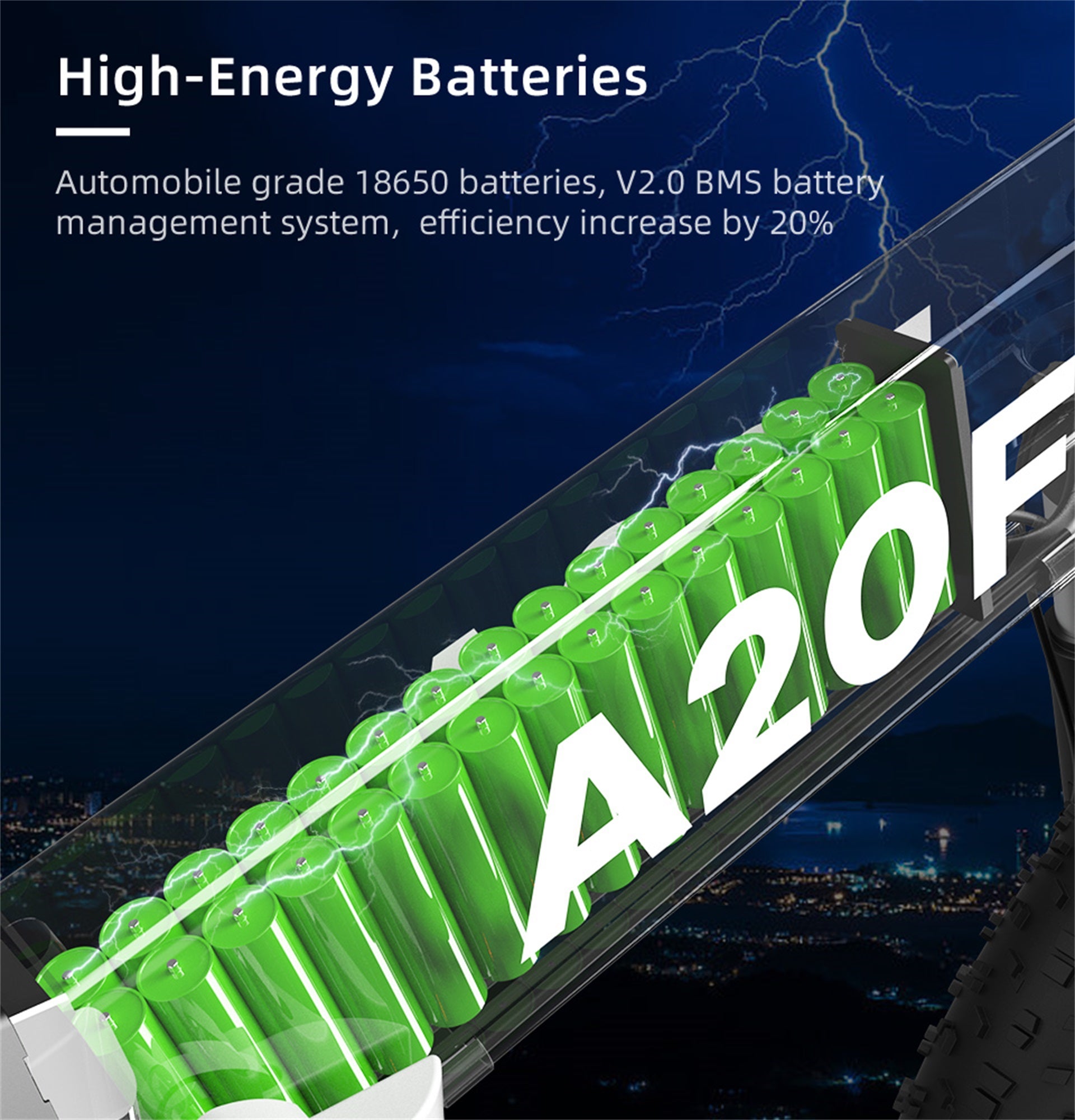 ADO A20F+ Fat Tyre Folding Electric Bike