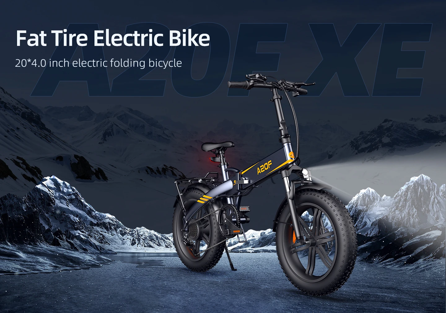 ADO A20F XE-CE Fat Tyre Folding Electric Bike