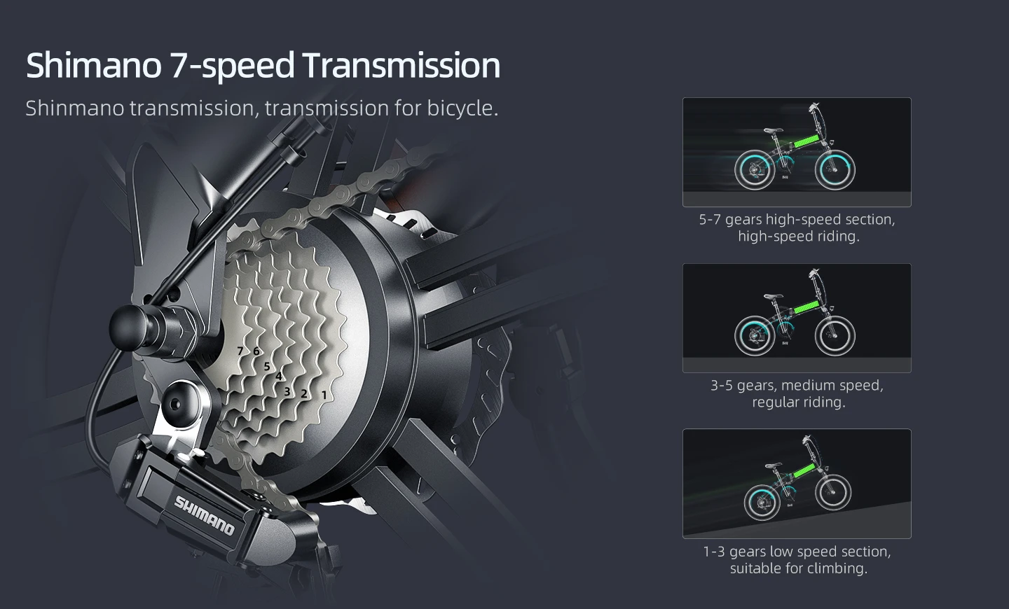 ADO A20F XE-CE Fat Tyre Folding Electric Bike