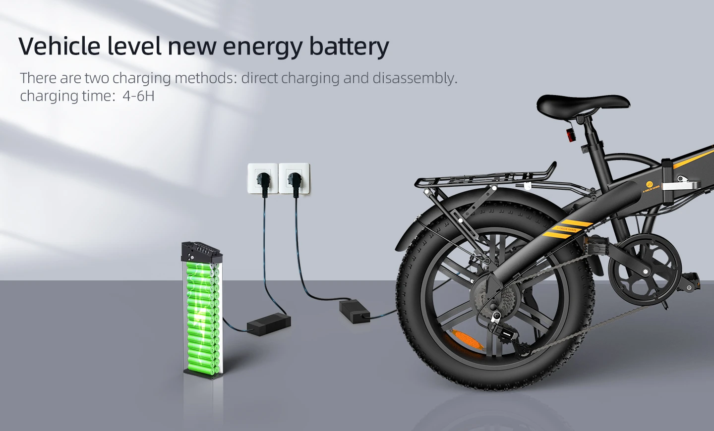 ADO A20F XE-CE Fat Tyre Folding Electric Bike