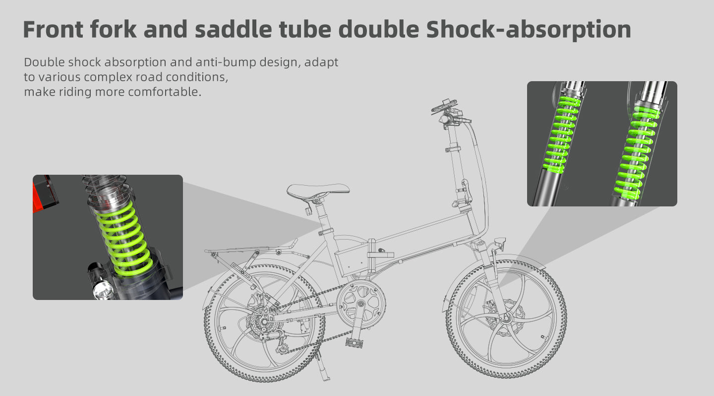 ADO A20 XE 350W Folding E-Bike