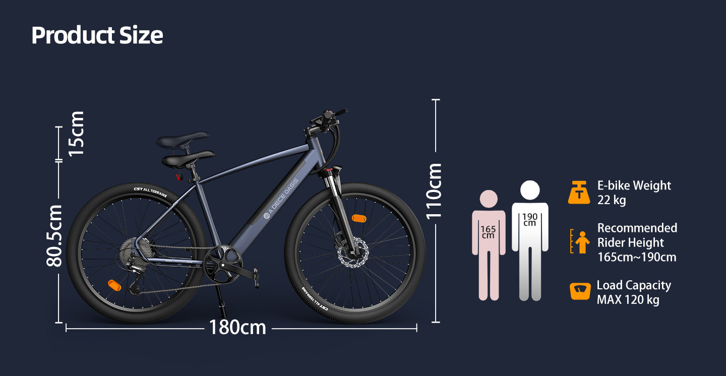 ADO D30C Electric Bike-27.5 Inch 250W Electric Bike