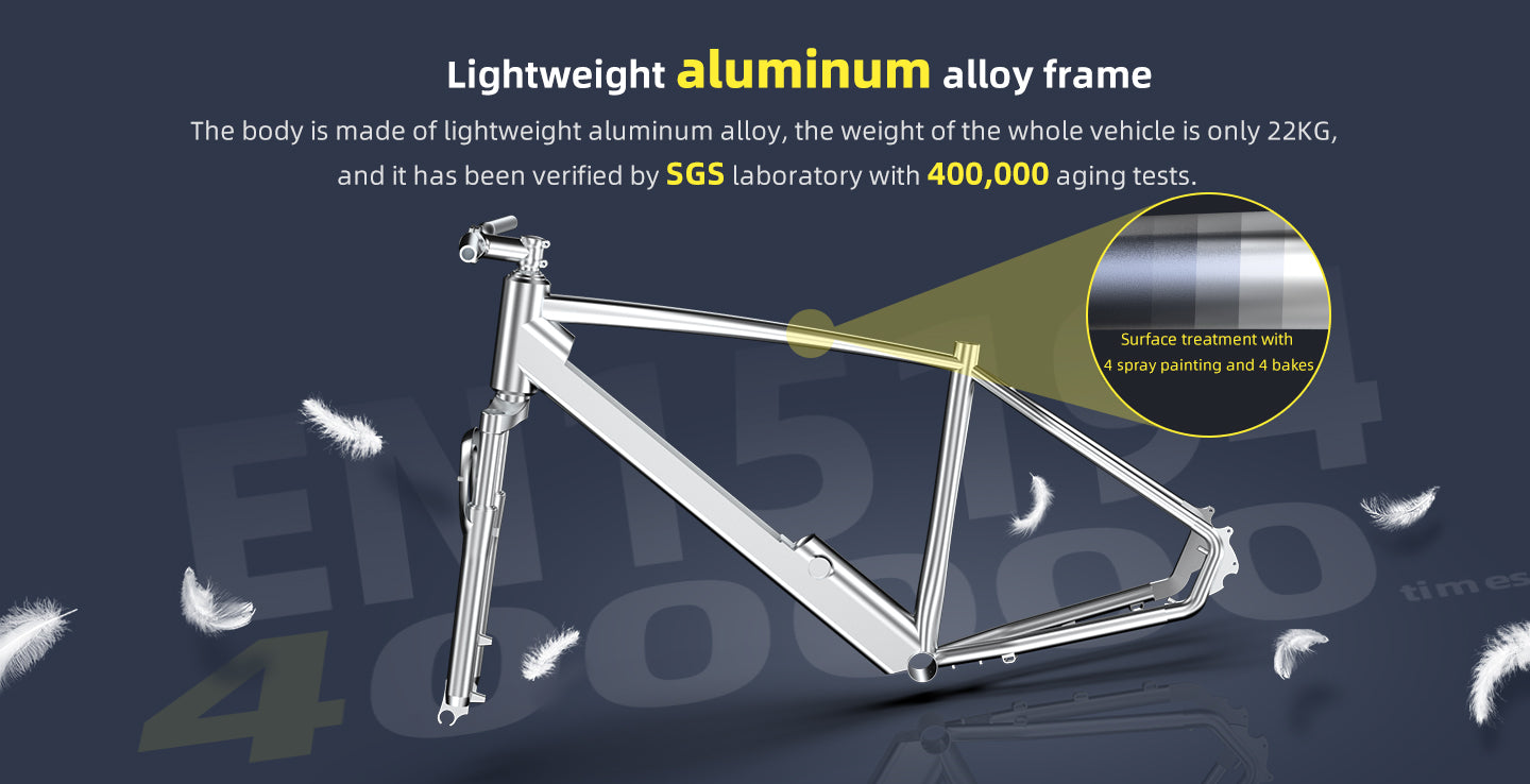 ADO D30 E-Bike - 27.5 Inch Lightweight Electric Bike