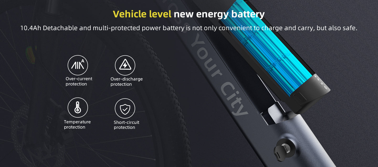 ADO D30 E-Bike - 27.5 Inch Lightweight Electric Bike