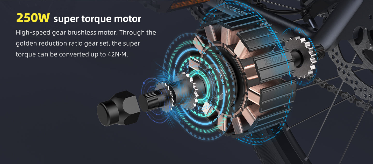 ADO D30 E-Bike - 27.5 Inch Lightweight Electric Bike
