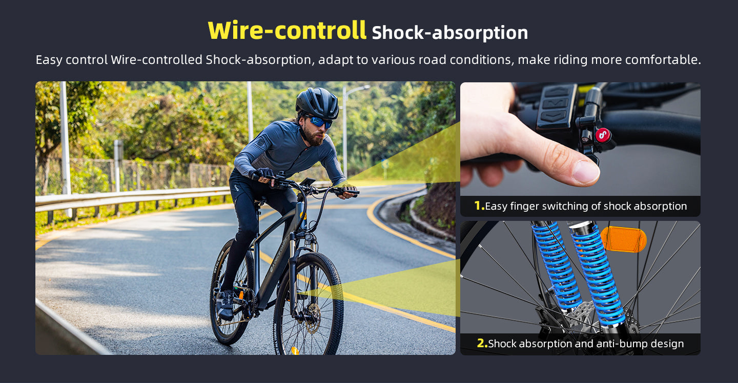 ADO D30 E-Bike - 27.5 Inch Lightweight Electric Bike