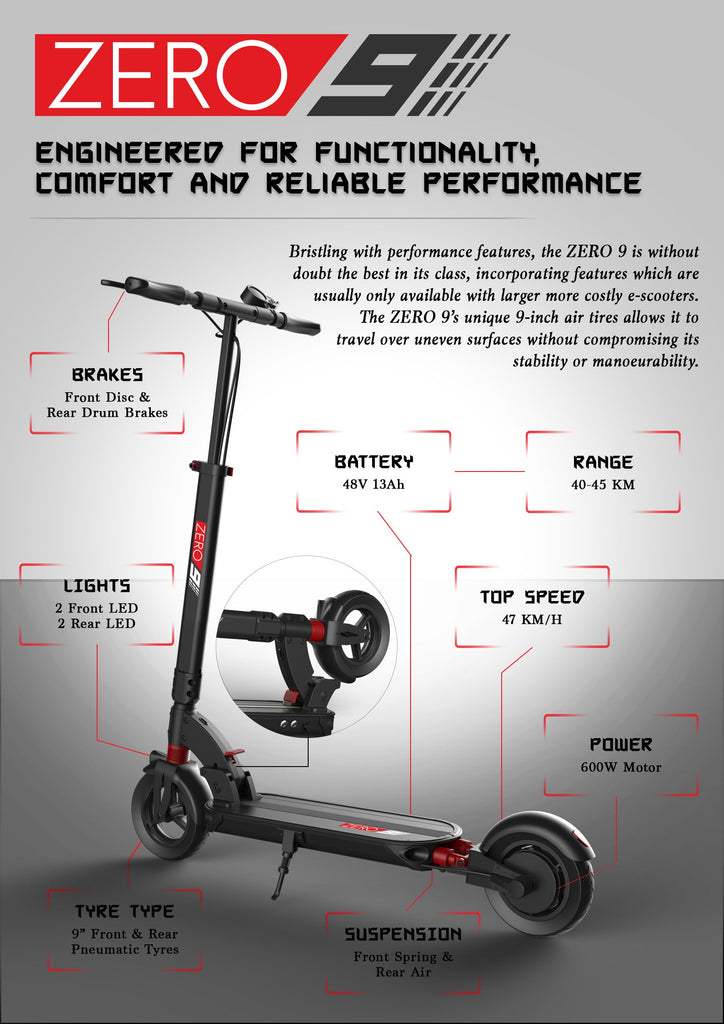 Zero 9 best electric scooter and electric bike Malaysia