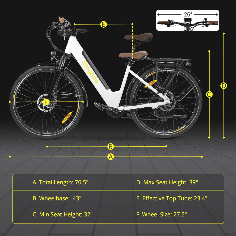 ELEGLIDE T1 STEP-THRU Electric Trekking Bike