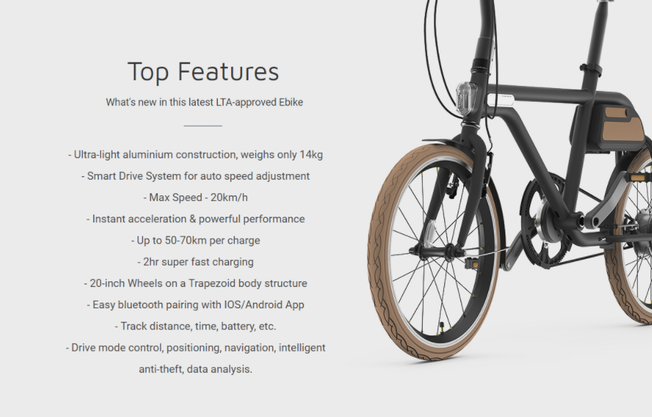 Tsinova TS01 Electric Bicycle Spec