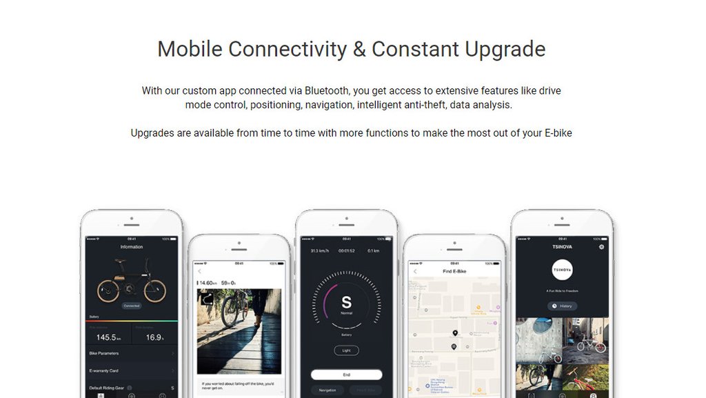Tsinova TS01 Electric Bike Apps