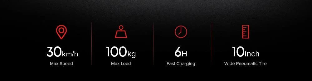 KUGOO G-MAX 500W 10-Inch Wheels Electric Scooter