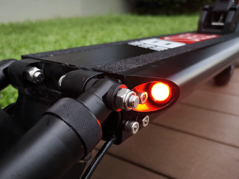 Zero 8 Front and rear deck lights